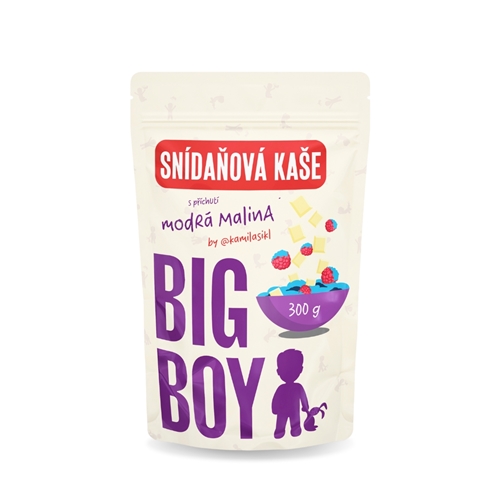 BIG BOY® Kaša s príchuťou modrá malina by @kamilasikl 300g BIG BOY® Kaša s príchuťou modrá malina by @kamilasikl 300g