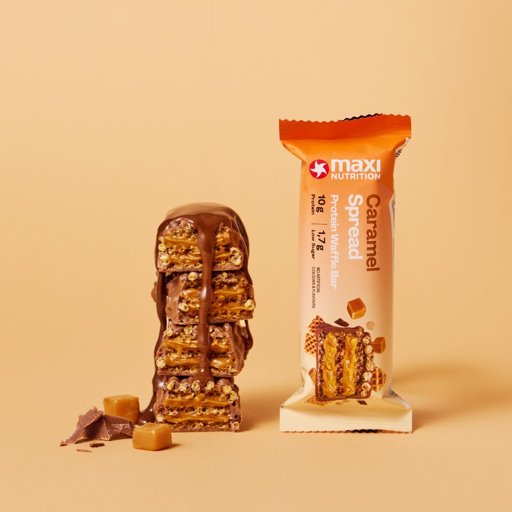 Waffle protein bar Caramel 39g (2) Waffle protein bar Caramel 39g (2)