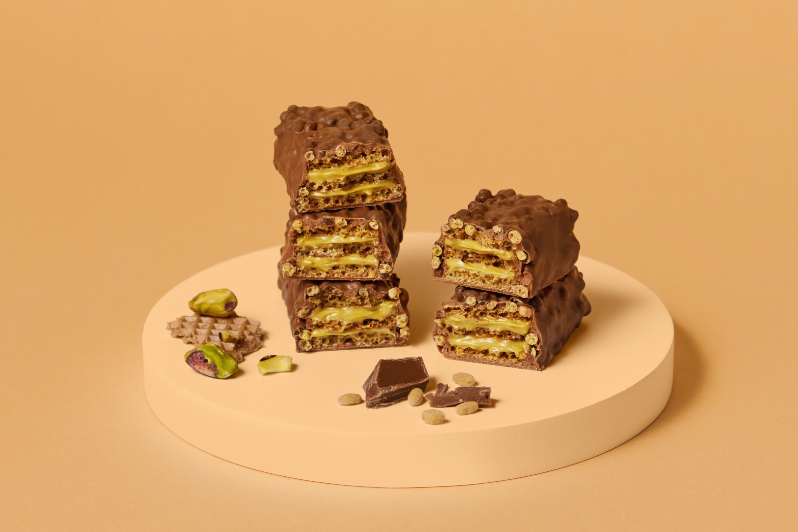 Waffle protein bar Pistacio 39g Waffle protein bar Pistacio 39g