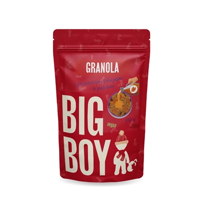 BIG BOY® Granola s javorovým sirupom 350g BIG BOY® Granola s javorovým sirupom 350g