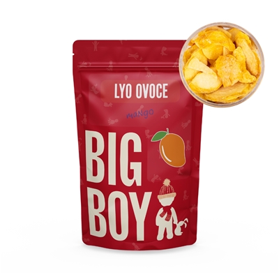 BIG BOY® Mango plátky lyofilizovanej 130 g BIG BOY® Mango plátky lyofilizovanej 130 g