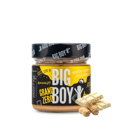 BIG BOY® Grand Zero s bielou čokoládou 220g