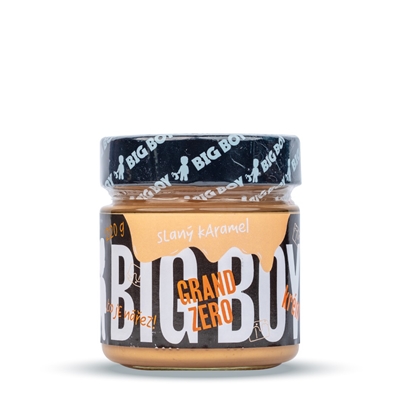 BIG BOY® Grand Zero s príchuťou slaný karamel 220g BIG BOY® Grand Zero s príchuťou slaný karamel 220g