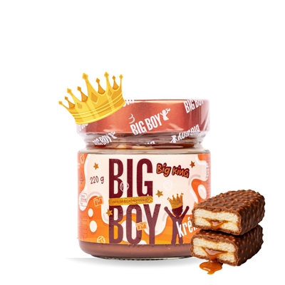 BIG BOY® Big King - Krém s lieskovými orechmi s mliekom a karamelom 220g