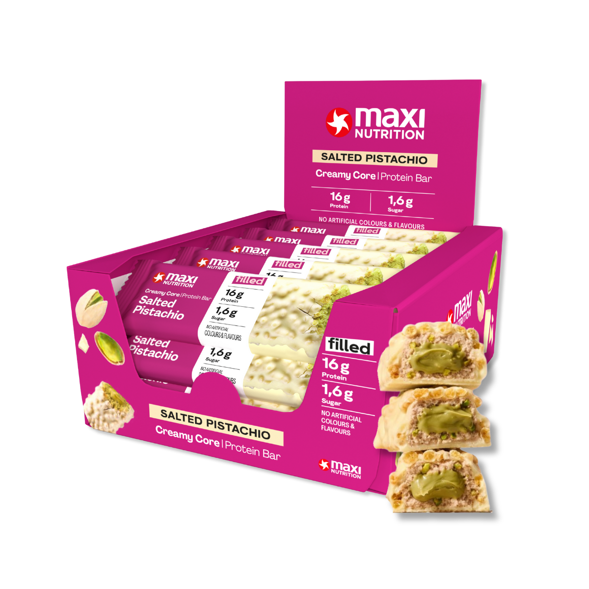 Creamy Core Bar Salted Pistachio 12x45 g