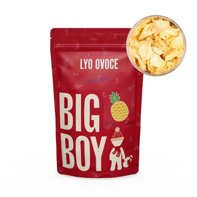 BIG BOY® Ananás kúsky lyofilizovanej 150 g