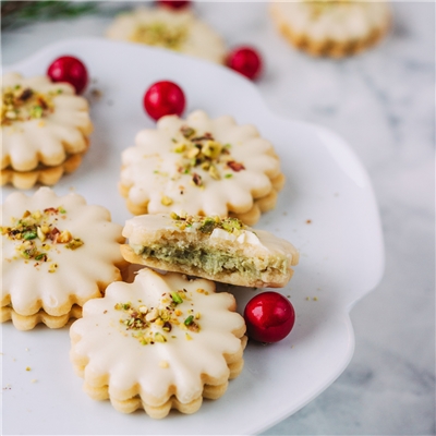 Pistáciové kolieska