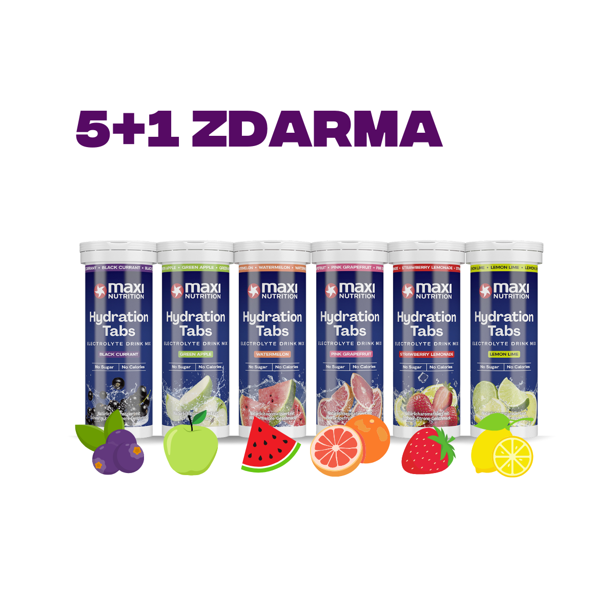 Set hydratačních tablet 5 + 1