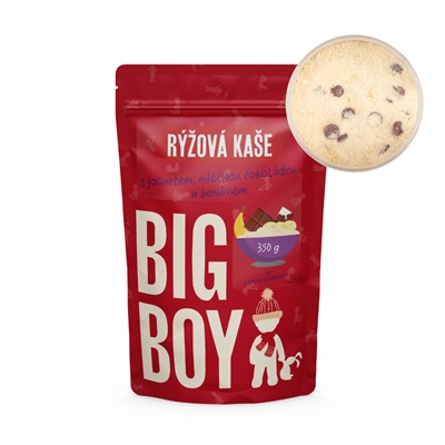 BIG BOY® Ryžová kaša s jogurtom by Tatiana 350 g BIG BOY® Ryžová kaša s jogurtom by Tatiana 350 g
