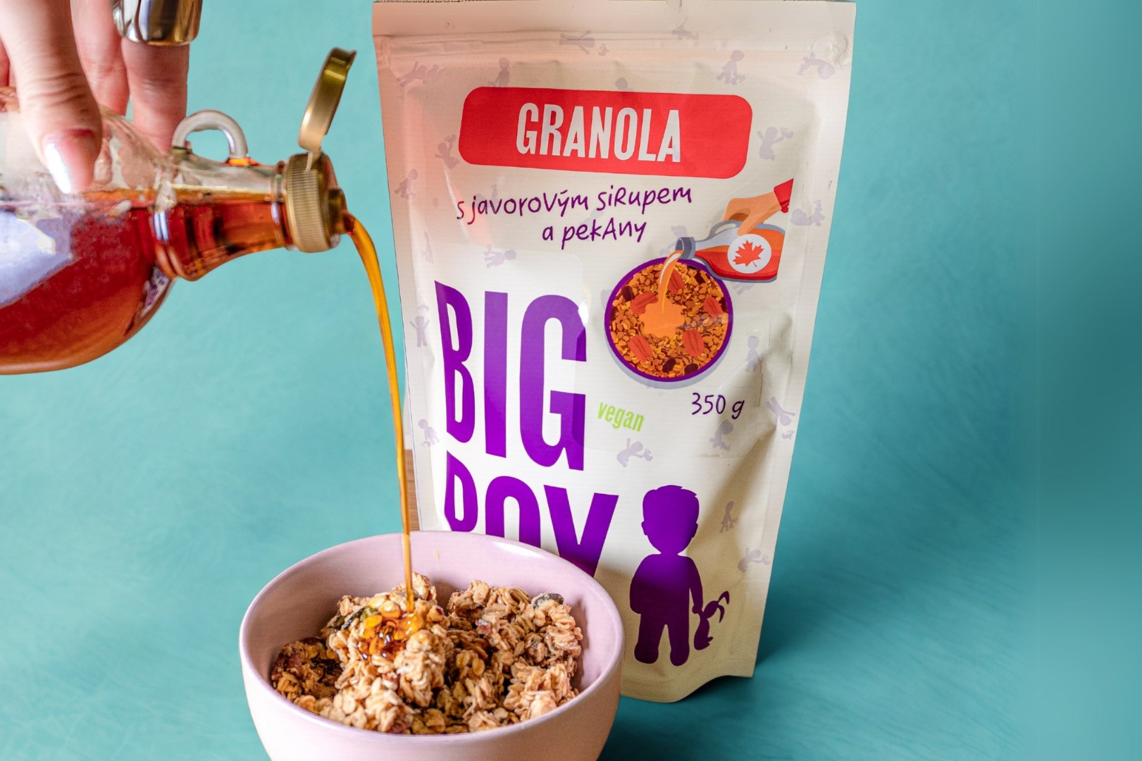 Si Rupom BIG BOY® Granola s javorovým sirupom 350g - BIG BOY®