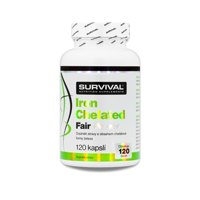 Survival: Železo - Iron Chelated Fair Power (R), 120 cps Survival: Železo - Iron Chelated Fair Power (R), 120 cps