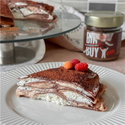 RECEPT: Palačinkový dort Míša řez RECEPT: Palačinkový dort Míša řez