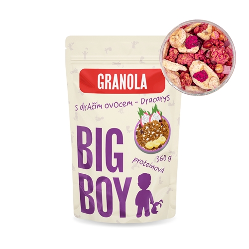 BIG BOY® Proteínová granola s dračím ovociem 360g