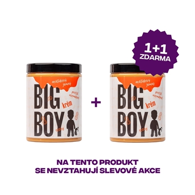BIG BOY® Arašídový krém 1000g + BIG BOY® Arašídový krém 1000g