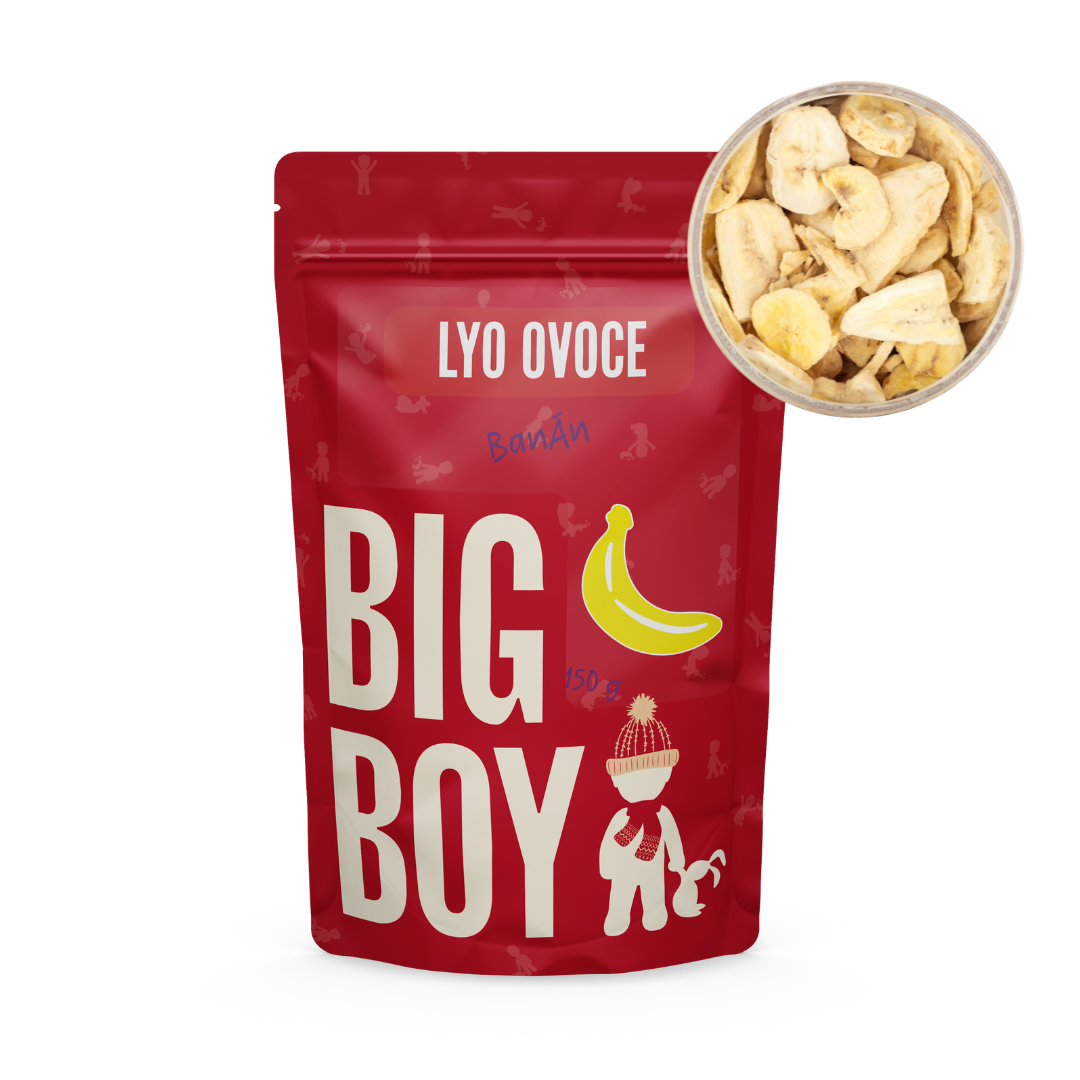 BIG BOY® Banán plátky lyofilizovanej 150 g