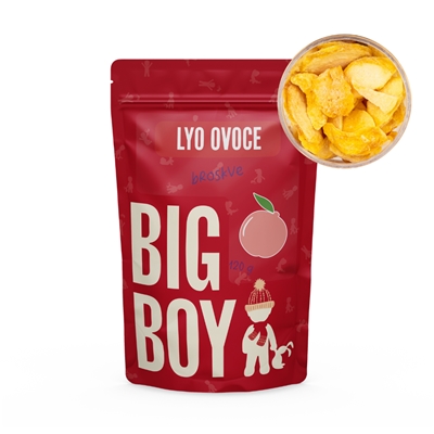 BIG BOY® Broskyne plátky lyofilizovanej 120 g