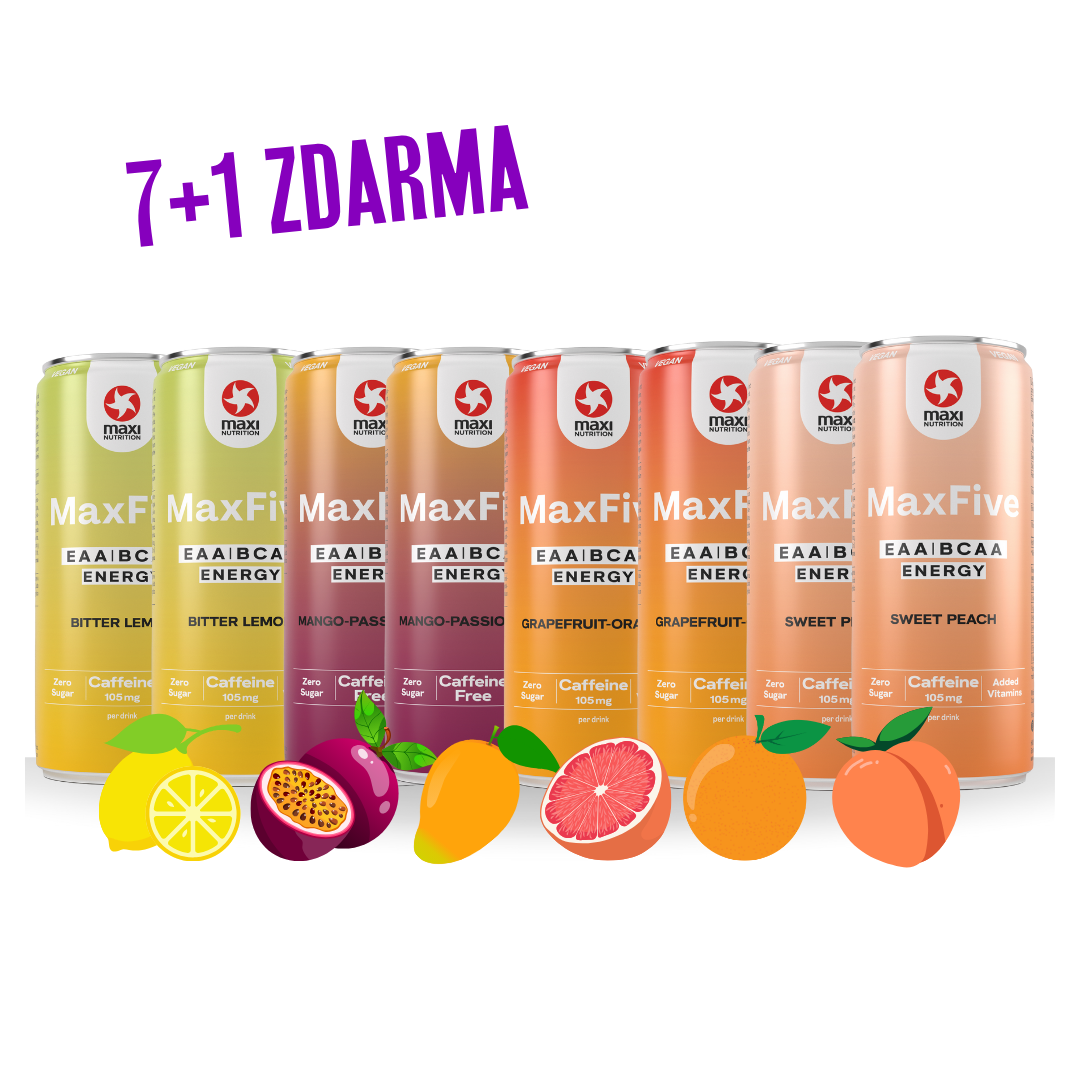 MaxFive set 330 ml 7+1 zdarma MaxFive set 330 ml 7+1 zdarma