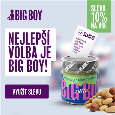 Voľte Big Boya! Zľava 10% na všetko a láska bez výnimiek