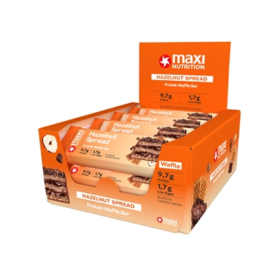 Waffle protein bar hazelnut spread 12x39g Waffle protein bar hazelnut spread 12x39g