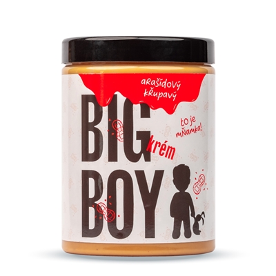 BIG BOY® Arašidový krém chrumkavý 1000g BIG BOY® Arašidový krém chrumkavý 1000g