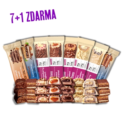Creamy Core & Waffle Protein Bar 7 + 1 Creamy Core & Waffle Protein Bar 7 + 1