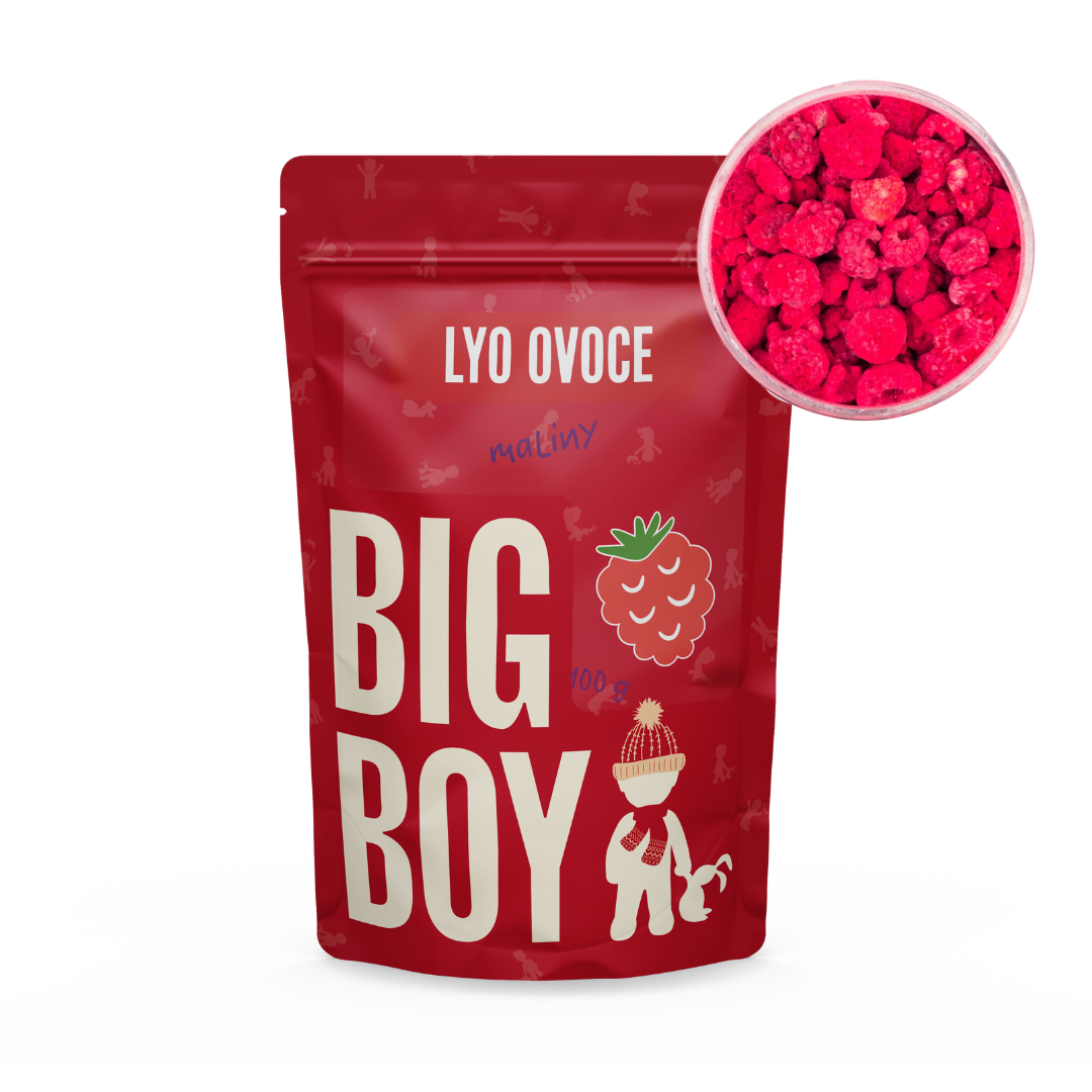 BIG BOY® Maliny celej lyofilizovanej 100 g