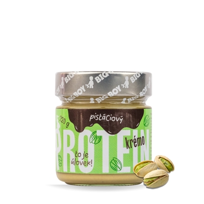 BIG BOY® Protein Kremo pistáciový - Proteínový pistáciový krém 220g