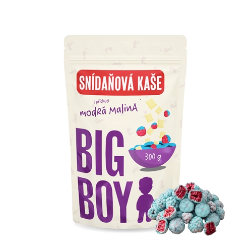 BIG BOY® Kaša s príchuťou modrá malina 300g BIG BOY® Kaša s príchuťou modrá malina 300g