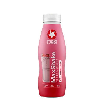 MaxShake Proteínový nápoj s príchuťou jahody 330 ml MaxShake Proteínový nápoj s príchuťou jahody 330 ml