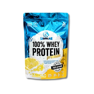 Lionlab: 100 % Whey Protein - citrónové osvieženie 750 g