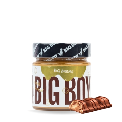 BIG BOY® BIG Bueno - Jemný sladký lieskovoorieškový krém 220g BIG BOY® BIG Bueno - Jemný sladký lieskovoorieškový krém 220g