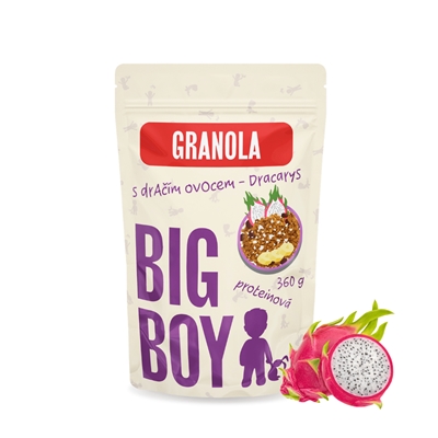 BIG BOY® Proteínová granola s dračím ovociem 360g