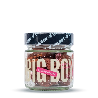 BIG BOY® Jahody v mliečnej čokoláde 60g BIG BOY® Jahody v mliečnej čokoláde 60g