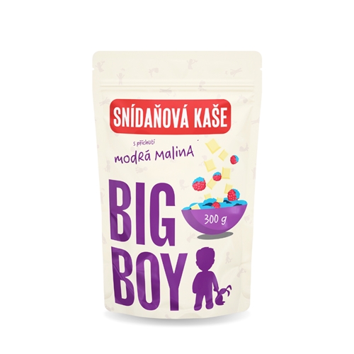 BIG BOY® Kaša s príchuťou modrá malina 300g