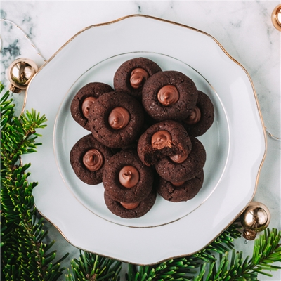 Čokoládové sušienky s krémom