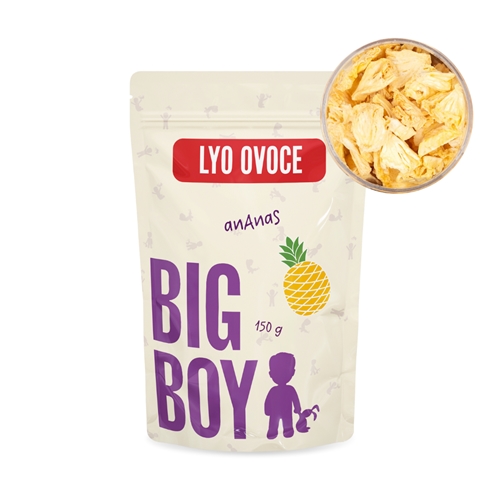 BIG BOY® Ananás kúsky lyofilizovanej 150 g