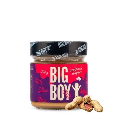 BIG BOY® Arašidový krém chrumkavý 220g