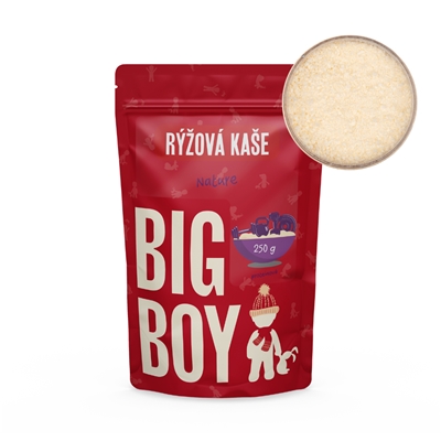 BIG BOY® Ryžová proteínová kaša Nature 250g BIG BOY® Ryžová proteínová kaša Nature 250g