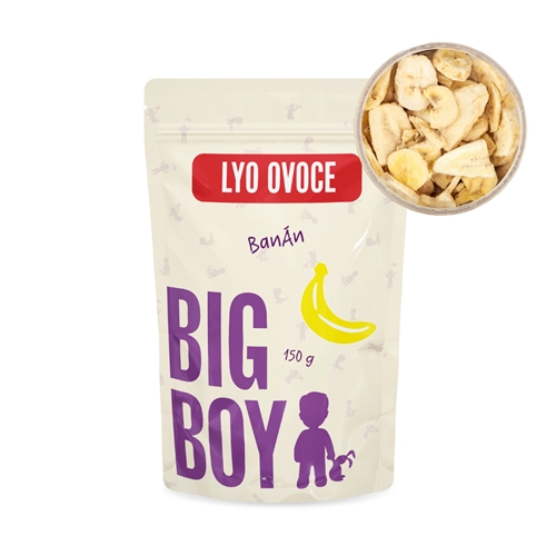 BIG BOY® Banán plátky lyofilizovanej 150 g
