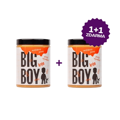 BIG BOY® Arašídový krém 1000g + BIG BOY® Arašídový krém 1000g