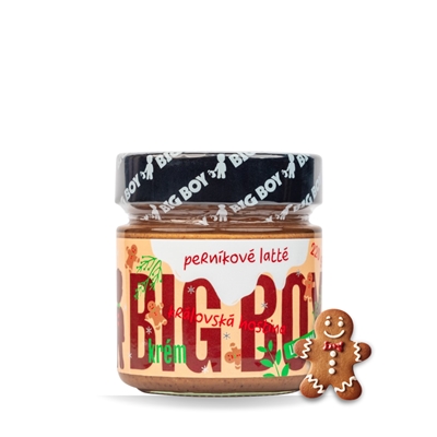 BIG BOY® Perníkové latté - Lieskovo mandľový krém s príchuťou latté a voňavého perníčka 220g