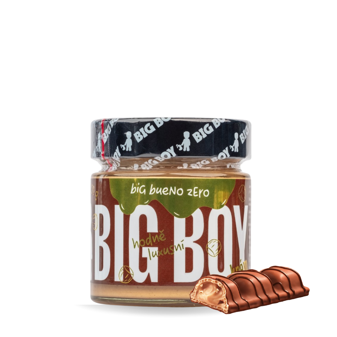 BIG BOY® Big Bueno zero - Jemný lieskový krém s brezovým cukrom 220g