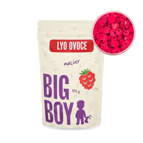 BIG BOY® Maliny celej lyofilizovanej 100 g
