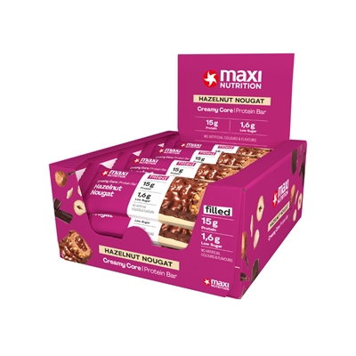 Creamy Core Protein Bar hazelnut nougat 12x45g Creamy Core Protein Bar hazelnut nougat 12x45g